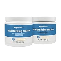 Amazon Basics Moisturizing Cream, 16 Ounces, 2-Pack