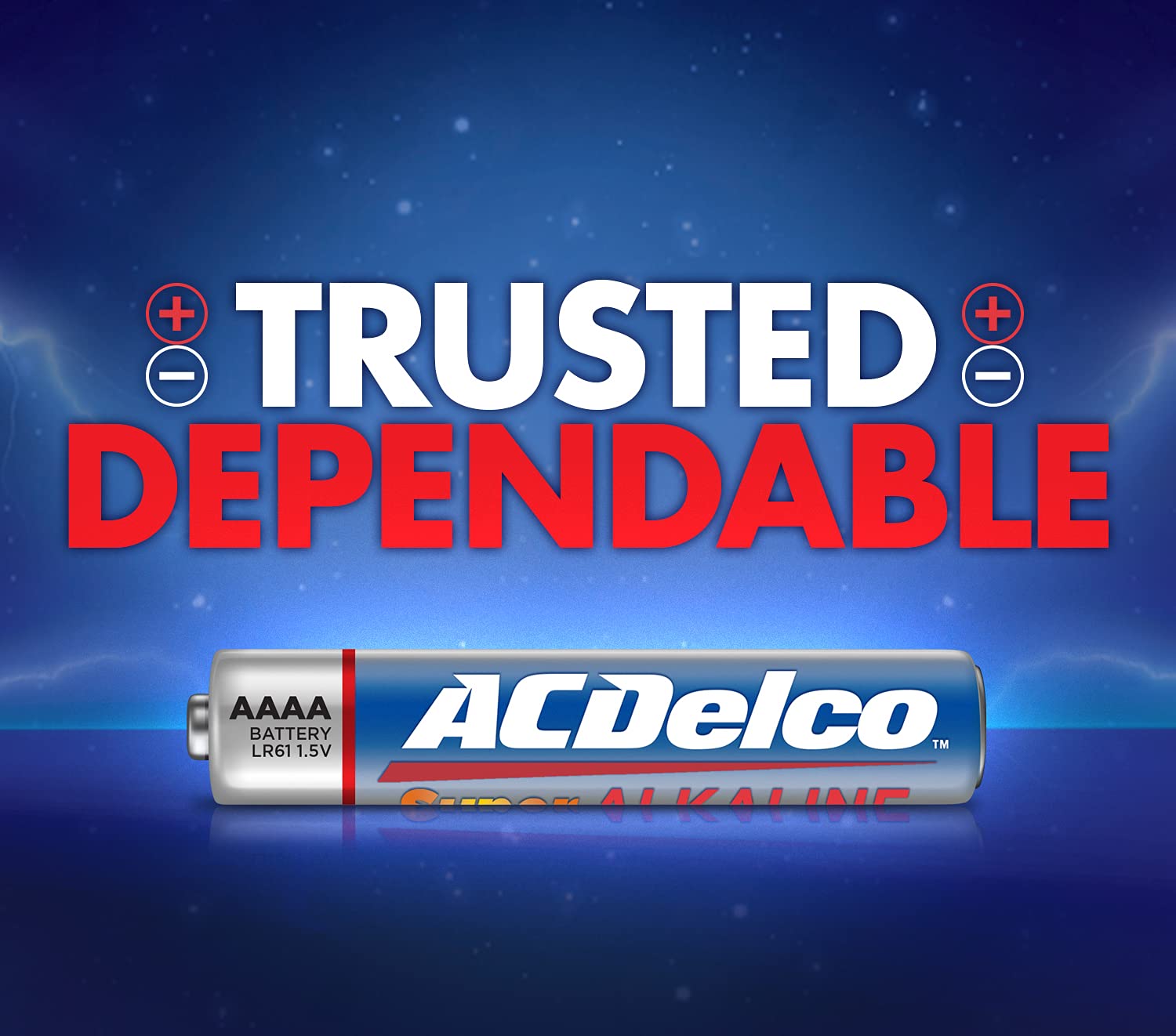 ACDelco 10-Count AAAA Batteries, Maximum Power Super Alkaline Battery, Use for Glucose Meters and Blood Monitors, 5-Year Shelf Life