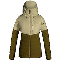 VOORMI Women's Puffy Jacket - 750-Fill Goose Down, DUAL SURFACE™ Wool Liner, Water-Resistant, Lightweight Thermal