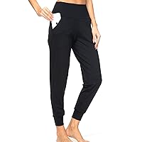 Kcutteyg Women's Joggers with Pockets High Waisted, Workout Athletic Sports Soft Lounge Pants for Running