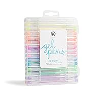 Assorted Colored Gel Pens, Glitter, Neon, Pastel, 30-Count