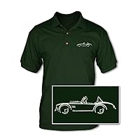 1965 AC Shelby Cobra 427 SC Adult Pique Polo Shirt - Art of Light - American Classic Car