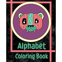 Original alphabet coloring book: Original Animals and Alphabet Coloring Pages for Children Ages 3 and Up.