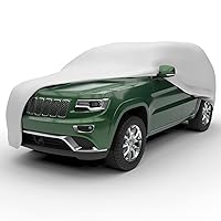 Budge - URB-1 Rain Barrier SUV Cover, Outdoor, Water-Resistant, Breathable, SUV Cover fits SUVs up to 186