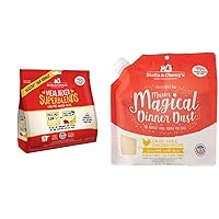 Stella & Chewy's Freeze Dried Raw Cage-Free Chicken Meal Mixers, 16 oz Bag & Freeze-Dried Raw Marie's Magical Dinner Dust – Protein Rich, Grain Free Dog & Puppy Food Topper – 7 oz Bag