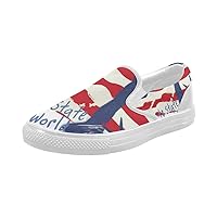 Shoes Statue of Liberty Slip-on Canvas Loafer for Women