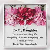 Message Card Jewelry, Handmade Necklace, Pesonalized Daughter Necklace, To My Daughter