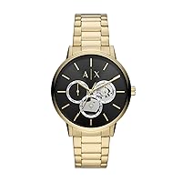 Armani Exchange Watch for Men, Multifunction Movement, at Least 50% Recycled Stainless Steel Watch