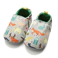 LAFEGEN Baby Boy Girl Walking Shoes Non Slip Soft Sole Infant Toddler Slipper Newborn Moccasins First Walker House Crib Sneaker Shoes