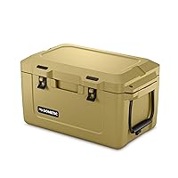Dometic Patrol 35L Insulated Hard Cooler, Olive, Ice Chest and Passive Cool Box, Fits 28 Cans