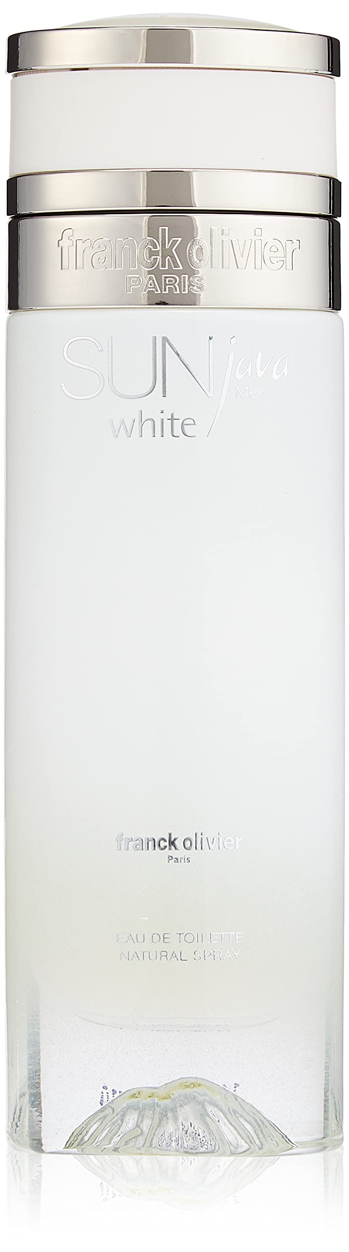 Frank Olivier Sun Java Eau de Toilette Spray for Men, White, 2.5 Ounce