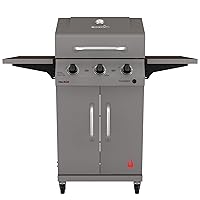 Performance Series Convective 3-Burner Cart Propane Gas Stainless Steel Grill - 463732823