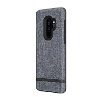 Incipio Carnaby Samsung Galaxy S9+ Case [Esquire Series] with Co-Molded Design and Ultra-Soft Cotton Finish for Samsung Galaxy S9 Plus (2018)- Blue
