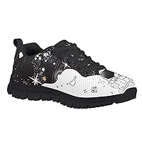 Boys Girls Running Shoes Breathable Sneakers for Kids Sports Shoes for Travel, Hiking,Walking Black Sole