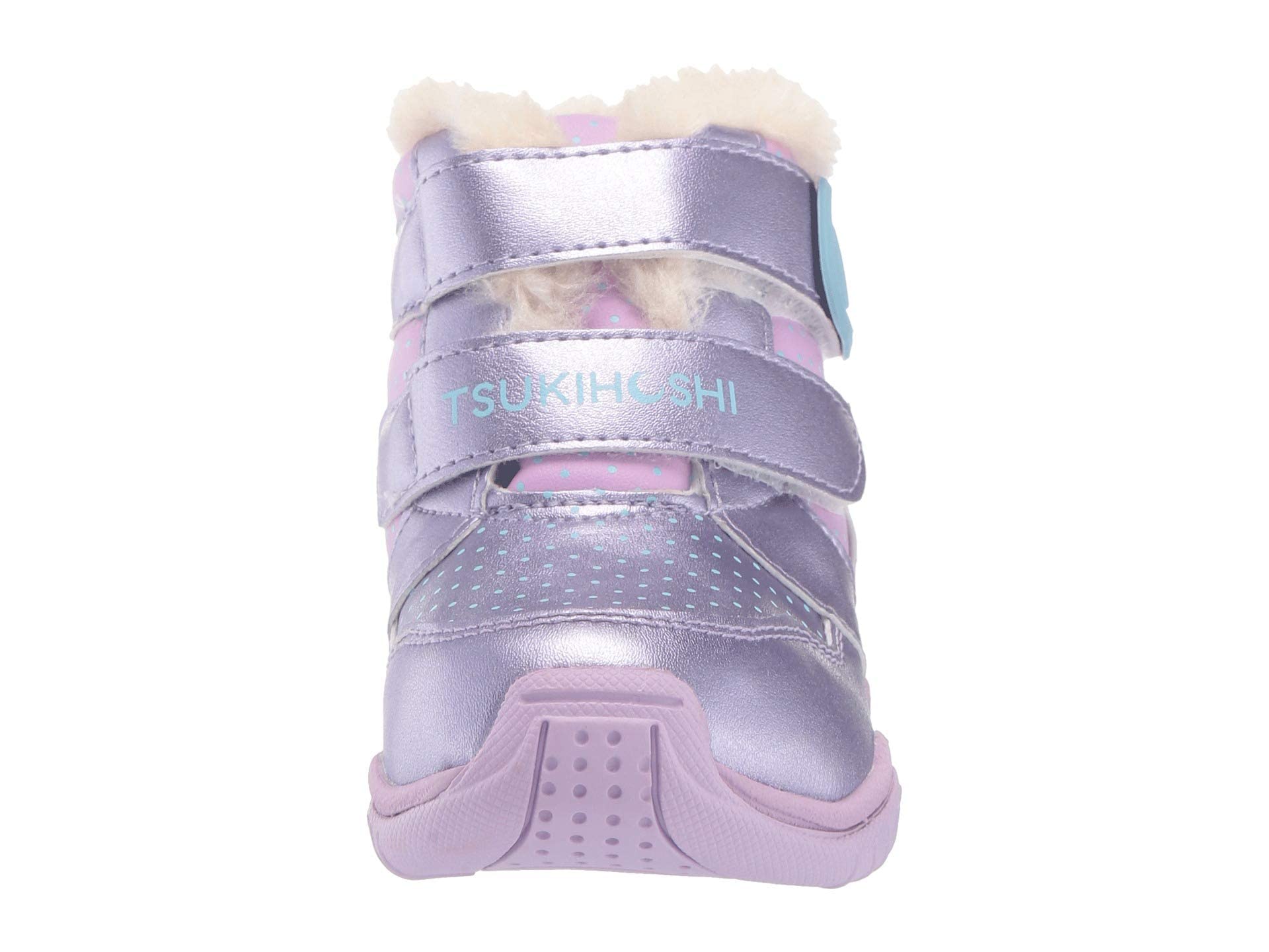 TSUKIHOSHI 7519 IGLOO Strap-Closure Machine-Washable Snow Boot with Wide Toe Box and Slip-Resistant, Non-Marking Outsole - For Toddlers and Little Kids, Ages 1-8