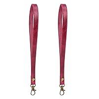 2 Pieces Detachable Wrist Straps Hand Lanyard for Harryshell Phone Wallet Case (Wine Red)