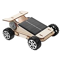 1 Set Solar Car Cars for Kit Automotive DIY Educational Engineering Experiments DIY Solar Toys DIY Experiments Science Project Prop Wood Equipment Child Household