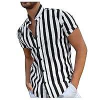 Mens Hawaiian Shirts 2XL Lightweight Tee Shirts Mens Mens 2Xlt Button Down Shirts Mens Short Sleeve Tee Shirts