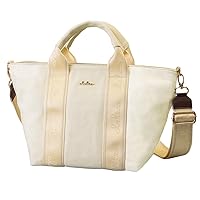 Cleria CL-25021 Serena Series Women's Shoulder Bag, Canvas, Diagonal Crossbody Boat, 2-Way Handbag