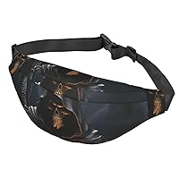 Fanny Pack For Men Women Casual Belt Bag Waterproof Waist Bag Grim-Reaper Running Waist Pack For Travel Sports