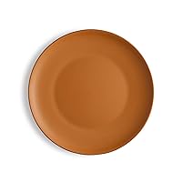 Year & Day Outdoor Eco-friendly Lightweight Serving Platter, Plant Derived, Microwave Safe, Terracotta, 13.5 inch