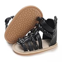 Infant Baby Girls Sandals Summer Crib PU Leather Bowknot Soft Anti-Slip Rubber Sole Toddler First Walkers Shoes