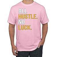 Wild Bobby Hard Work Hustle Distressed Gym Inspirational Men's T-Shirt