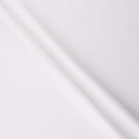 Mook Fabrics Flannel Solid, White 15 Yard Bolt