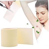 Armpit Sweat Pads 19.7ft Long Disposable Clear Underarm Sweat Pads Double-Sided Adhesive Safe Underarm Pads Cuttable Elastic Armpit Pads for Men Women