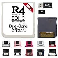 64GB R4 Card, R4 SDHC Adapter, Compatible with DS/DSi/DSL/2DS/3DS, No Time Bomb, Machine Not Included
