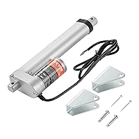 VEVOR Linear Actuator 12V, 6 Inch High Load 330lbs/1500N Linear Actuator, 0.19