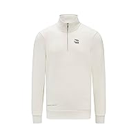 1/4 Zip Sweater - White