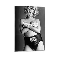 Jhgready Sexy Actress Drew Barrymore Poster Fashion Celebrity Portrait Art Decoration Canvas Poster Bedroom Decor Office Room Decor Gift Frame-style 24x36inch(60x90cm)