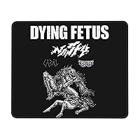 Dying Music Fetus Mouse Pad Design Non-Slip Laptop Office Supplies Decor Gaming Mouse Pad 10 X 12 Inch
