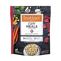 Instinct Freeze Dried Raw Meals Grain Free Recipe Dog Food, Beef, 25 ounces