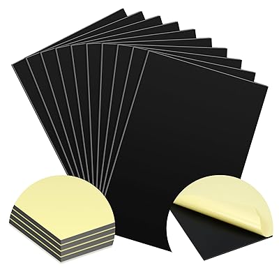 Mua Ctosree 10 Pack Foam Boards 3/16 Black Foam Core Backing Board 1 Side  Self Adhesive, Foam Poster Board for Signs, Presentations, School, Office,  Crafts and Art Projects (22 x 28 Inches)