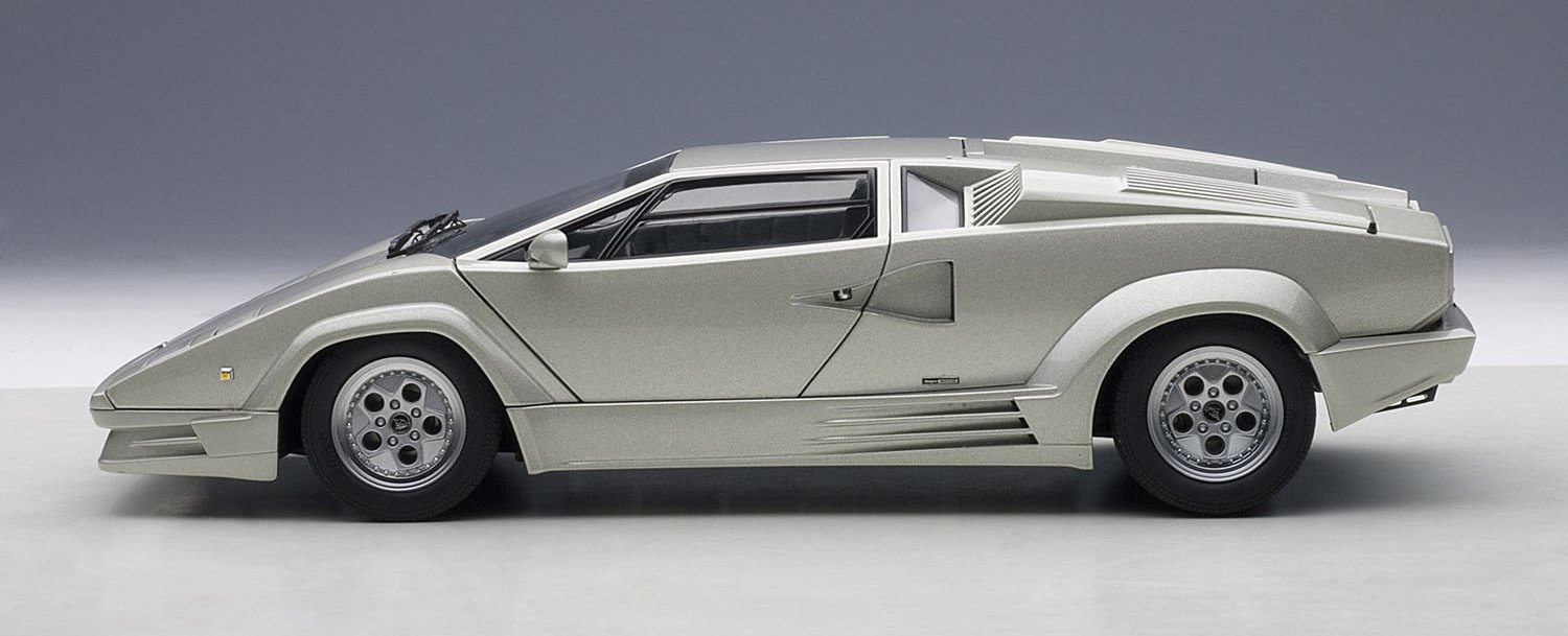 Mua AUTOart 1/18 Lamborghini Countach 25th Anniversary (Silver) trên Amazon  Mỹ chính hãng 2023 | Fado