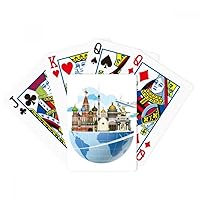 Russia Cathedral of St Basil Plane Poker Playing Magic Card Fun Board Game