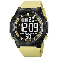 Men Large Face Outdoor Sport Watches Digital Watches Alarm Clock Stopwatch Waterproof LED Watch Multi-Functions Military Watch