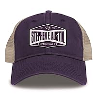 Mens NCAA Trucker Hat Washed Super Soft Mesh Unisex College Cap Collegiate Trucker Cap for Men and Women