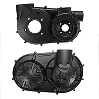 A & UTV PRO X3 Outer & Inner Clutch Housing Covers for 2017-2022 Can Am Maverick X3 Max, Air Guide Clutch Belt Plate Transmission Cover Accessories, Replace OEM # 420212505,720212508, 420212605, 2PCS