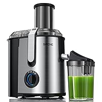 SiFENE 800W Powerful Centrifugal Juicer Machine, Fast Juice Extractor Maker with 3.2