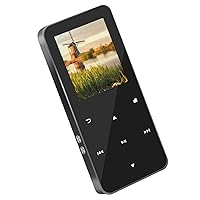 144GB MP3 Player - Music Player with Bluetooth 5.2 HiFi Sound Shuffle Single Loop FM Radio Built-in HD Speaker Voice Recorder Mini Design Ideal for Sport-1…