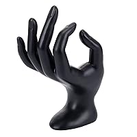 ChezMax Ring Hand Holder Polyresin Mannequin Shaped Bracelet Holder Jewelry Display Jewelry Stand for Home Organization