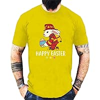 Happy Easter Shirt,Firefighter Easter Bunny Fireman Egg Happy Easter Long Sleeve T-Shirt,Gift for Easter