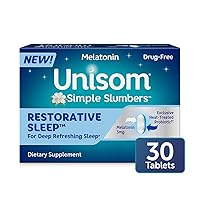 Simple Slumbers Restorative Sleep Tablets 30-Count, Melatonin 3mg