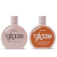 Glaze Sheer Glow Transparent Clear Conditioning & Super Color Conditioning Gloss, Copper crush 6.4flo.oz (2-3 Hair Treatments) Award Winning Hair Gloss Treatment & Semi Permanent Hair Dye.