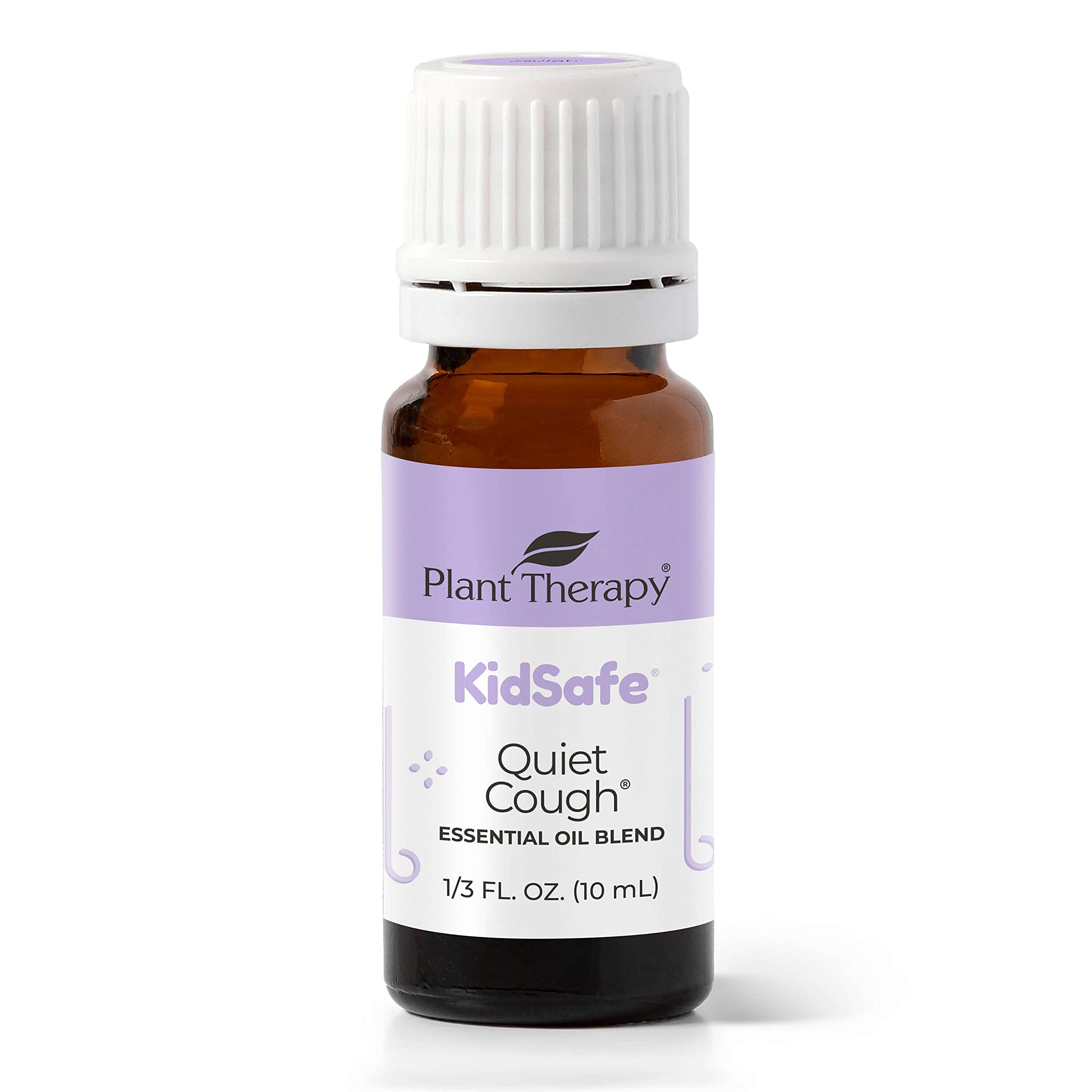 Plant Therapy Quiet Cough KidSafe Essential Oil Blend 10 mL (1/3 oz) 100% Pure, Undiluted, Therapeutic Grade