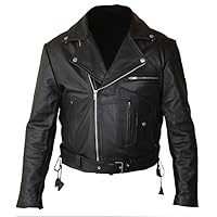 F&H Men's Terminator 2 Judgment Day Arnold Genuine Leather Jacket