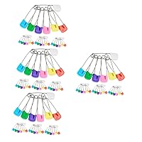 BESTOYARD 200 Pcs Child Safety Pins Baby Diaper Pin Clothing Safety Pin Old Diaper Pin Safety Pin Fastener Vintage Diaper Pin Cloth Diaper Fasteners Nappy Colored Safety Plastic Metal Bib